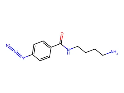 N-(4-Azidobenzoyl)putrescine structure