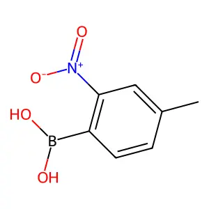 (4-Methyl-2-nitrophenyl)boronic acid structure