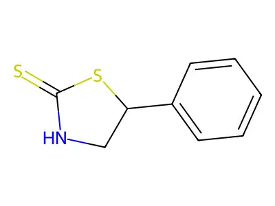 5-Phenylthiazolidine-2-thione structure