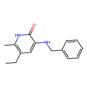 3-(Benzylamino)-5-ethyl-6-methylpyridin-2(1H)-one structure