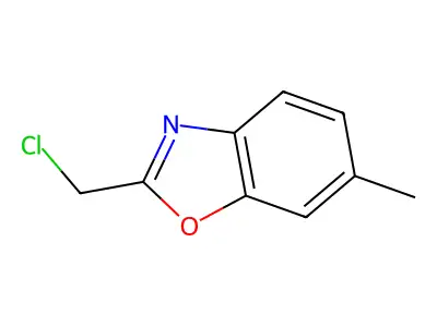 2-(Chloromethyl)-6-methyl-1,3-benzoxazole structure