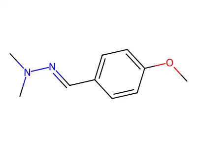 N-[(4-methoxyphenyl)methylideneamino]-N-methylmethanamine structure