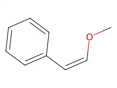 Benzene, (2-methoxyethenyl)-, (Z)- structure