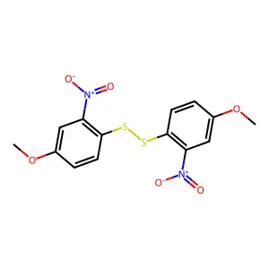 双(4-甲氧基-2-硝基苯基)二硫 structure
