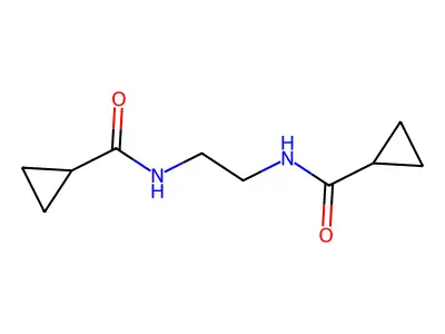 N-[2-(cyclopropanecarbonylamino)ethyl]cyclopropanecarboxamide structure