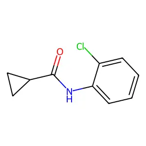 2'-Chloro-1-cyclopropanecarboxanilide structure