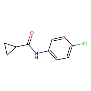 4'-Chloro-1-cyclopropanecarboxanilide structure