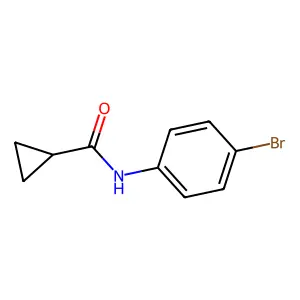 N-(4-bromophenyl)cyclopropanecarboxamide structure