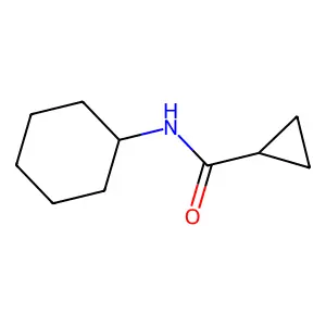 N-cyclohexylcyclopropanecarboxamide structure
