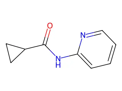 N-pyridin-2-ylcyclopropanecarboxamide structure