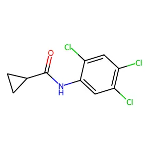 N-(Cyclopropylcarbonyl)-2,4,5-trichloroaniline structure