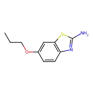 6-丙氧基苯并噻唑-2-胺 structure