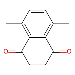 1,4-Naphthalenedione, 2,3-dihydro-5,8-dimethyl- structure