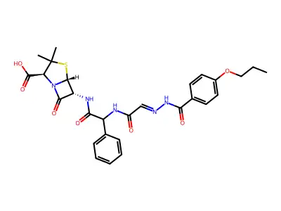 C28H31N5O7S structure