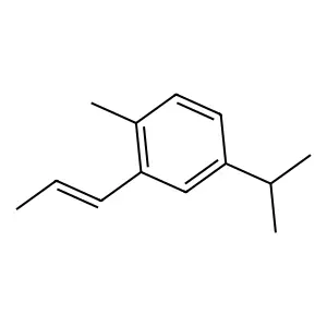 2-Prop-1-enyl-p-cymene structure