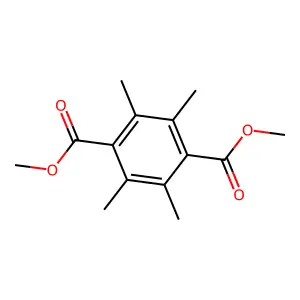 Dimethyl 2,3,5,6-tetramethylterephthalate structure