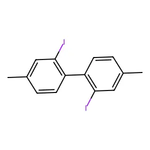 2,2'-Diiodo-4,4'-dimethylbiphenyl structure