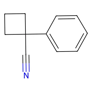 1-苯基环丁腈 structure