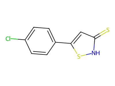 3(2H)-Isothiazolethione, 5-(4-chlorophenyl)- structure