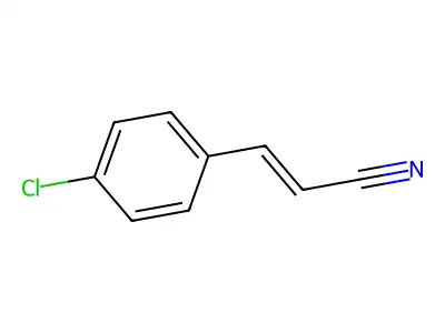 3-(4-Chlorophenyl)-2-propenenitrile structure