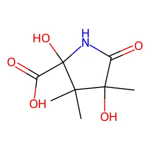 2,4-二羟基-3,3,4-三甲基焦谷氨酸 structure