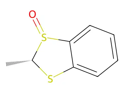 (1S-反式)-2-甲基-1,3-苯并二硫戊环1-氧化物 structure