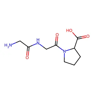 Glycyl-glycyl-proline structure
