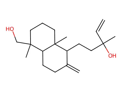 18-Hydroxymanool structure