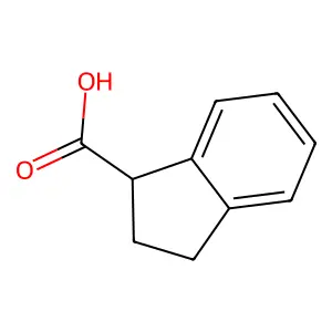 2,3-二氢-1H-茚-1-甲酸 structure