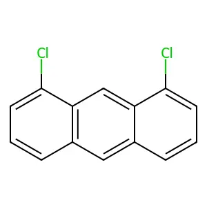 1,8-Dichloroanthracene structure