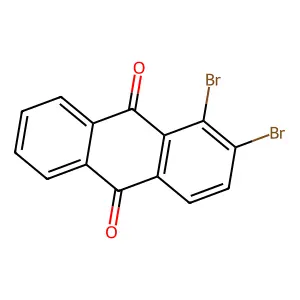 Dibromoanthraquinone structure