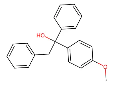 1-(4-Methoxyphenyl)-1,2-diphenylethanol structure