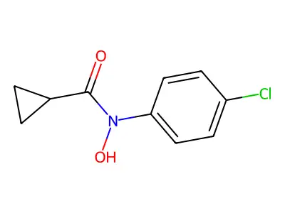 Cyclopropanecarboxamide, N-(4-chlorophenyl)-N-hydroxy- structure