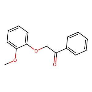 2-(2-Methoxyphenoxy)-1-phenylethanone structure