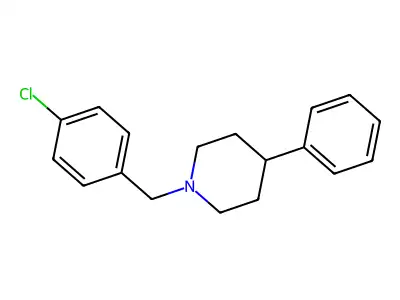 1-(4-Chlorobenzyl)-4-phenylpiperidine structure