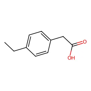 (4-乙基苯基)乙酸 structure
