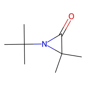 1-Tert-butyl-3,3-dimethylaziridin-2-one structure