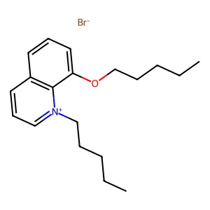 1-戊基-8-(戊氧基)溴化喹啉鎓 structure