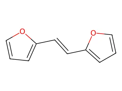 Difurylethene structure