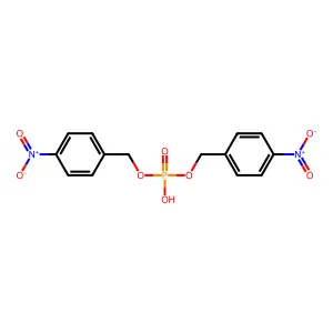 Bis(4-nitrobenzyl) hydrogen phosphate structure