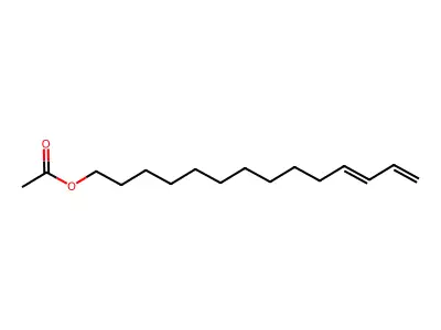 11,13-Tetradecadien-1-ol acetate structure