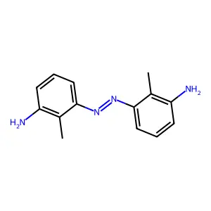 3,3'-Diamino-2,2'-dimethylazobenzene structure
