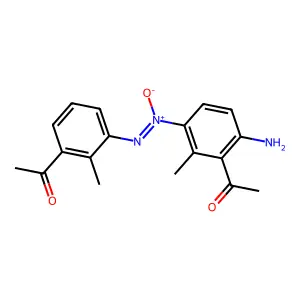 3,3'-Diacetylamino-2,2'-dimethylazoxybenzene structure