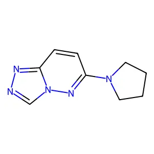 6-Pyrrolidin-1-yl-[1,2,4]triazolo[4,3-b]pyridazine structure
