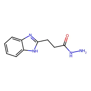 3-(1H-benzimidazol-2-yl)propanehydrazide structure