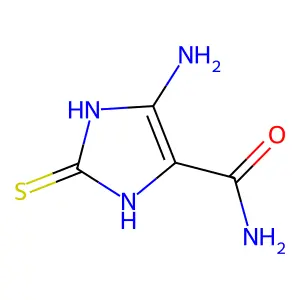 5-amino-2-thioxo-2,3-dihydro-1H-imidazole-4-carboxamide structure