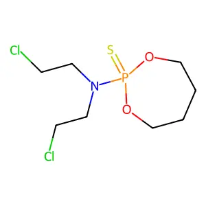 1,3,2-Dioxaphosphepane, tetrahydro-2-(bis(2-chloroethyl)amino)-, 2-sulfide structure