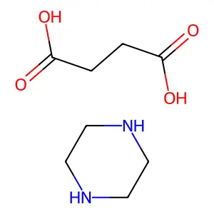 Piperazine succinate structure