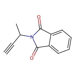 2-(But-3-YN-2-YL)isoindoline-1,3-dione structure