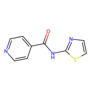 N-Thiazol-2-yl-isonicotinamide structure